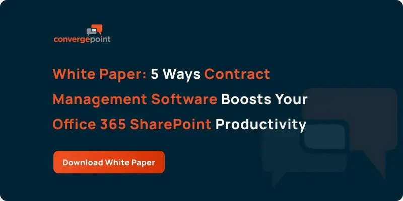 White Paper_ 5 Ways Contract Management Software Boosts Your Office 365 SharePoint Productivity 
