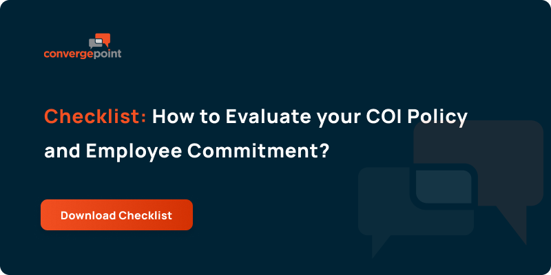 Checklist How to Evaluate your COI Policy and Employee Commitment