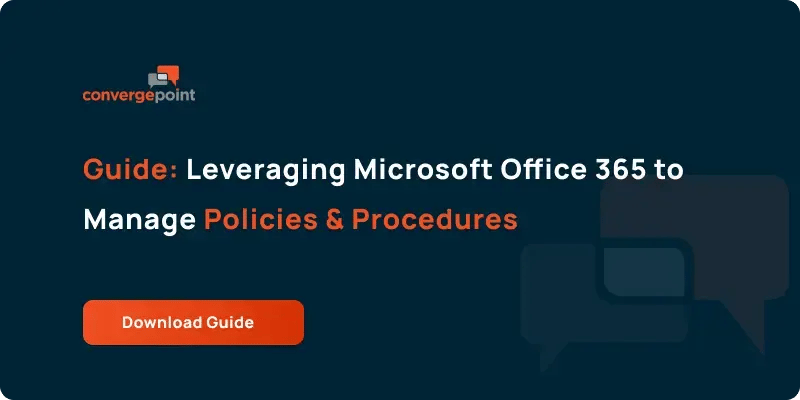 Guide_ Leveraging Microsoft Office 365 to Manage Policies & Procedures