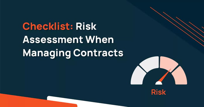 Checklist: Risk Assessment when Managing Contracts