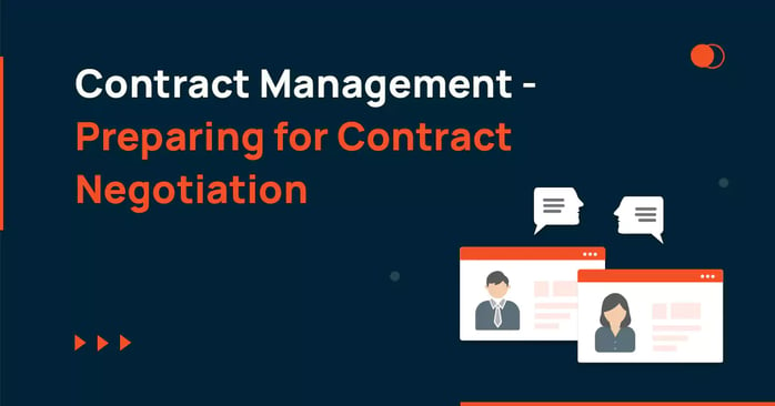 Contract Maagement - Preparing for Contract Negotiation