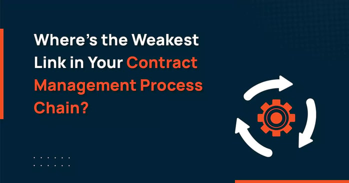 Where’s the Weakest Link in Your Contract Management Process Chain?