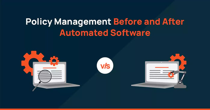 Policy management before and after automated software