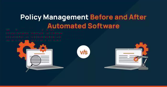 Policy management before and after automated software