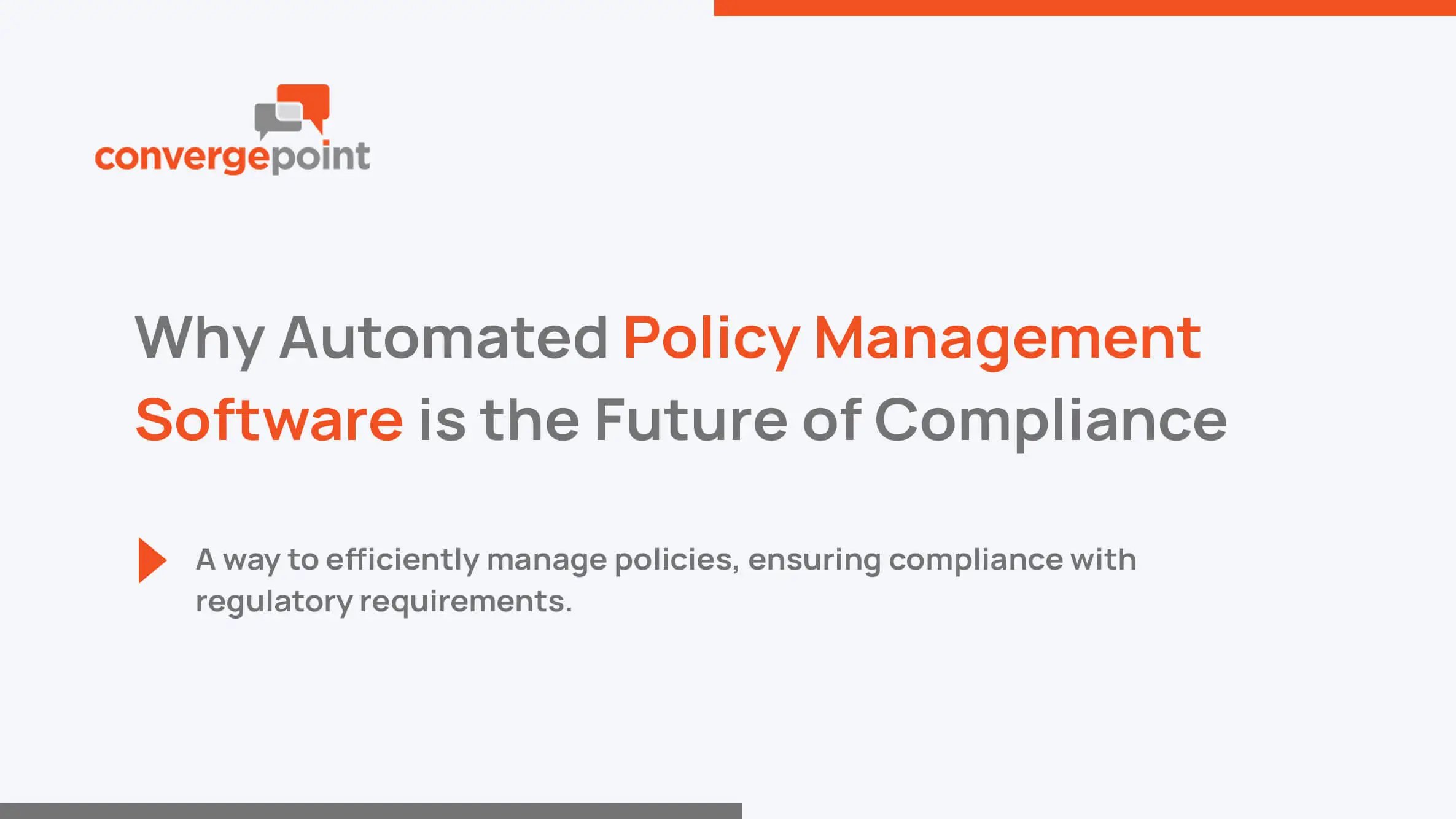 Why automated policy management is the future of compliance