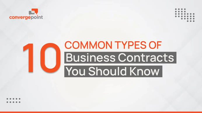 Common types of business contracts you should know
