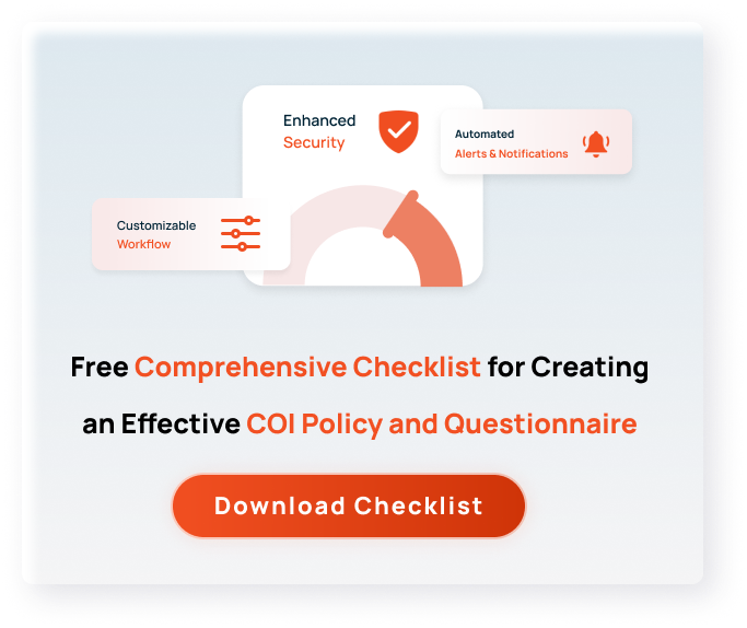 Free Comprehensive Checklist for Creating an Effective COI Policy and Questionnaire