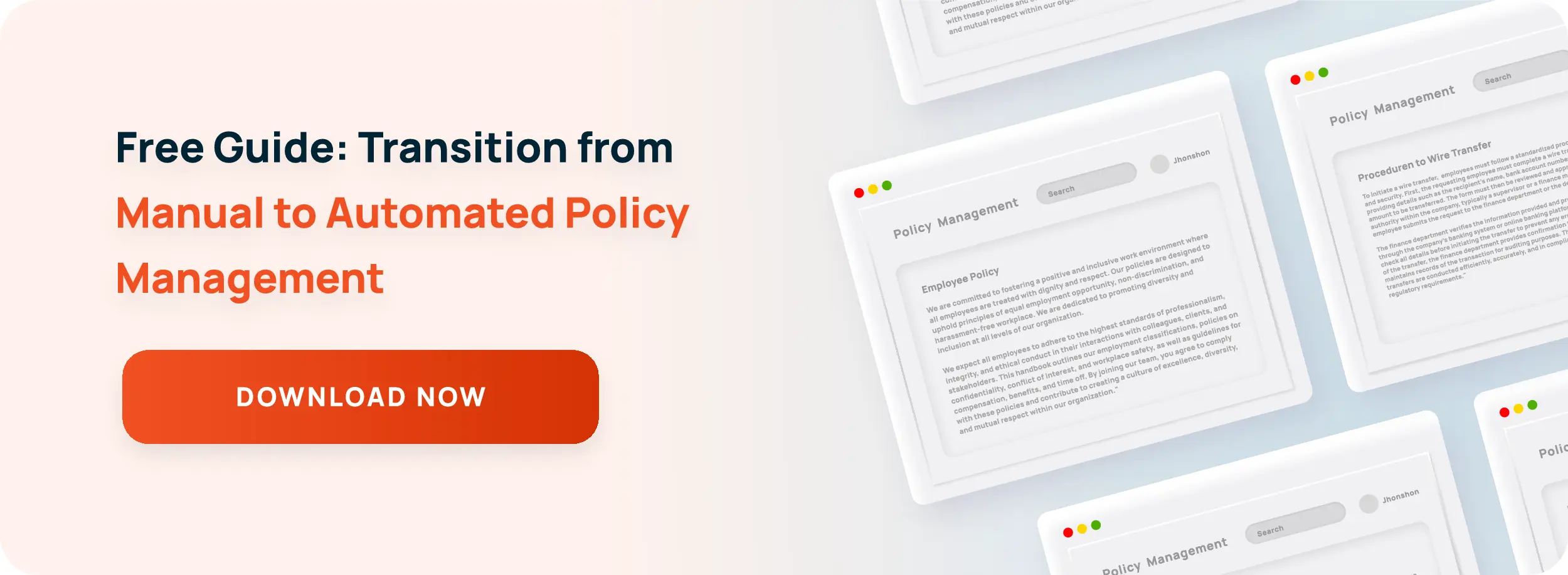 Free Guide: Transition from Manual to Automated Policy Management